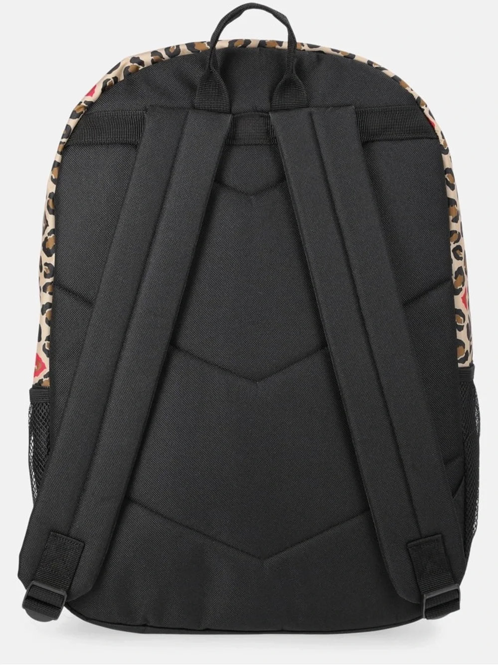 Leopard Heart Print Backpack in Multicolor W